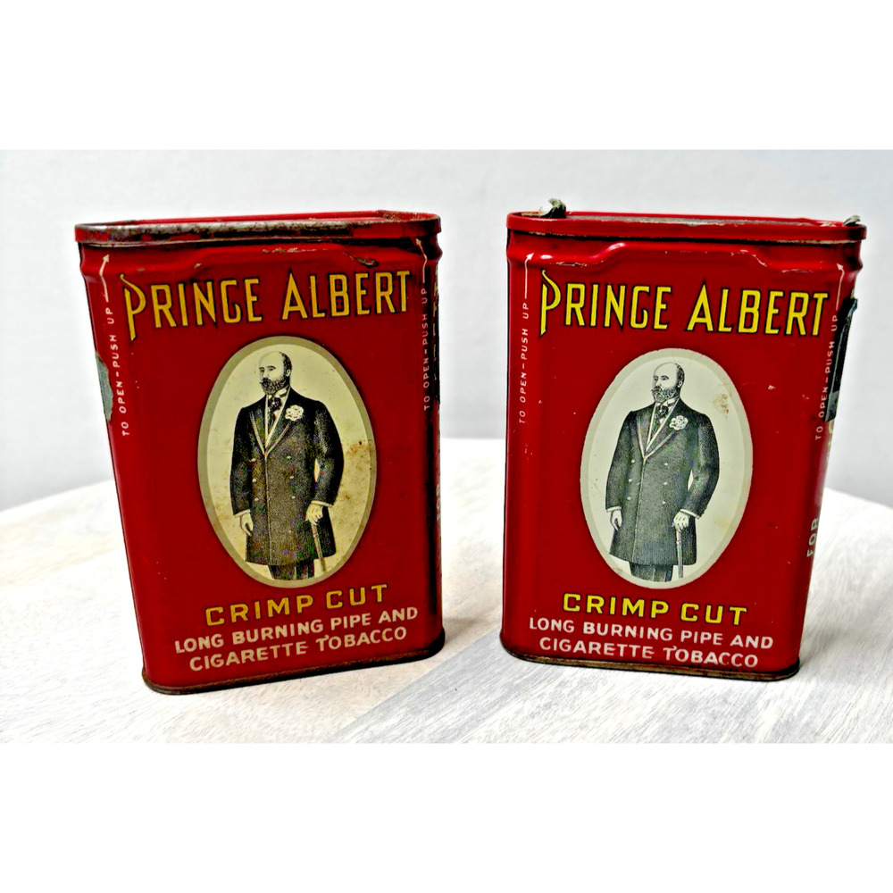 Vintage Prince Albert Tobacco Tins Lot of 2